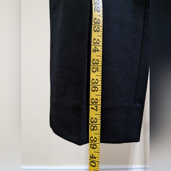 NWT Banana Republic Ryan Black Straight Leg Pants Sz 4 - Picture 6 of 6